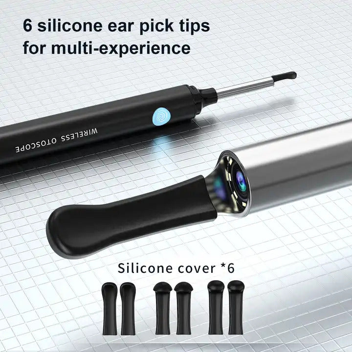 Ear cleaner with app camera prevents ear infections and other ear problems